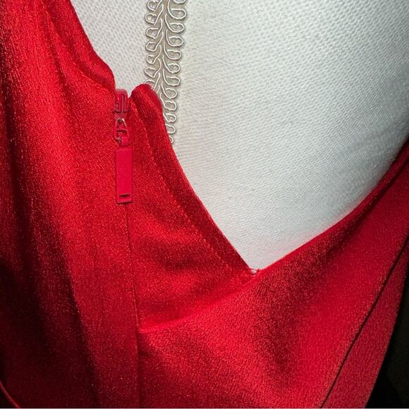 Jason Wu - Grey, Crisscross-Back Satin Cocktail Dress, size 12 - Picture 11 of 13